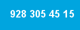 928 305 45 15 928 305 45 15